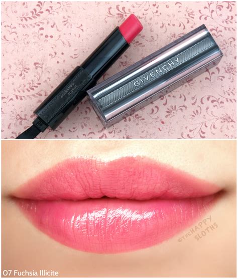 отзывы givenchy rouge interdit vinyl color lipstick|givenchy gloss interdit vinyl swatches.